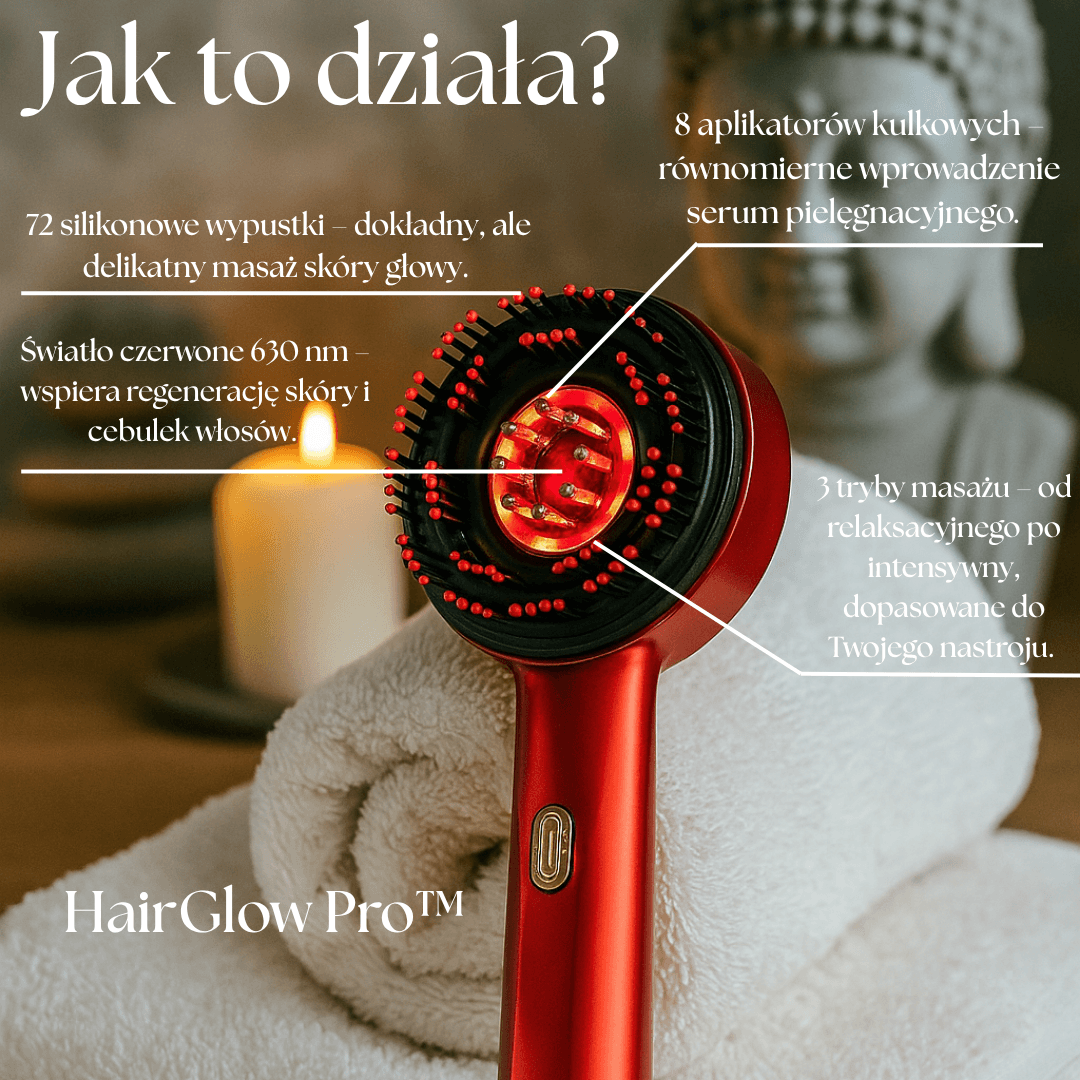 Masażer skóry głowy HairGlow Pro™